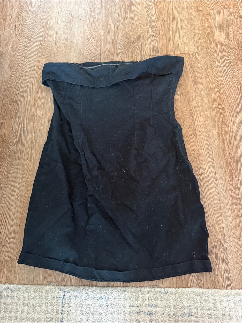 wild fable Black strapless dress - Casual Straight Fit